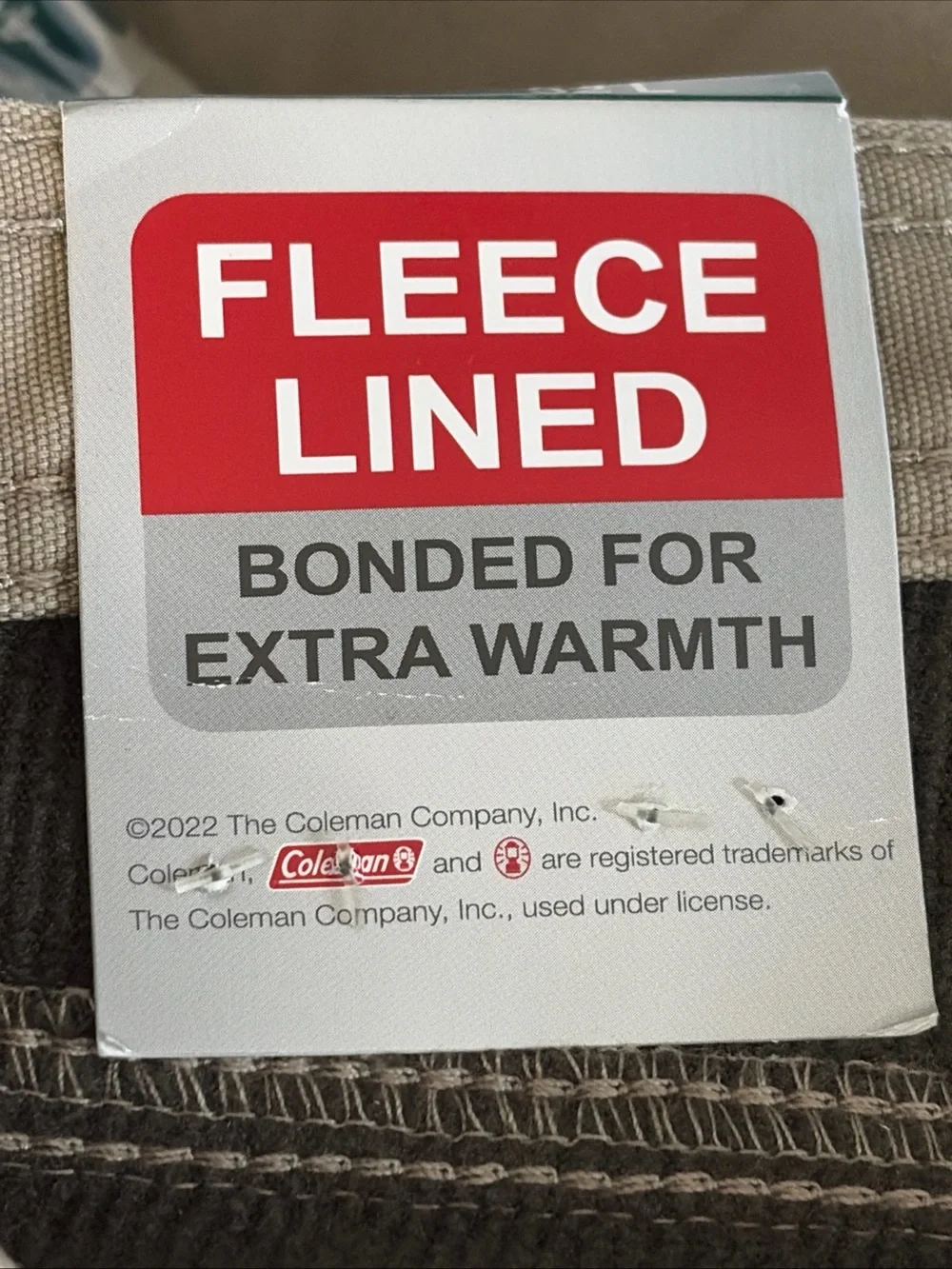 NWT Coleman Men's 40x32 Fleece Lined Tear Resistant Stretch Utility Pants $85